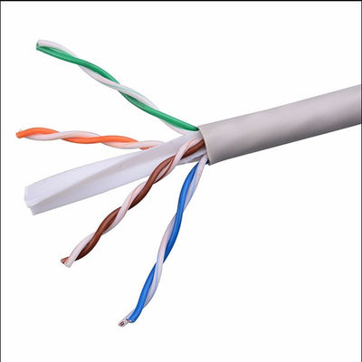 Rivestimento di PVC nudo in serie bianco del rame 1000ft UTP Cat6 LAN Cable