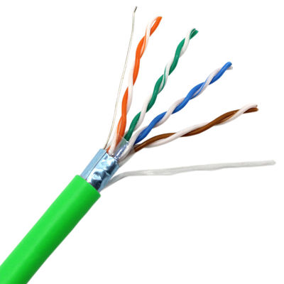 HDPE Cat5e LAN Cable, ftp del PVC di twisted pair 4P di UTP del cavo di 24AWG Cat5e