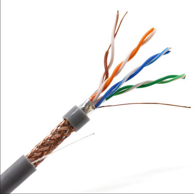 Ftp Cat5e LAN Cable, 4 paia del CCA STP del CU di ROSH 0.5mm del cavo di Cat5e