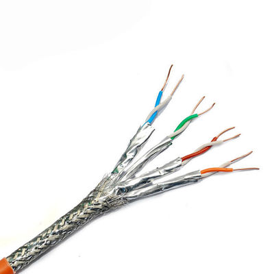 ftp di LAN Cable Double Shielded di Ethernet di 40G 2000Mhz CAT8 CAT7E