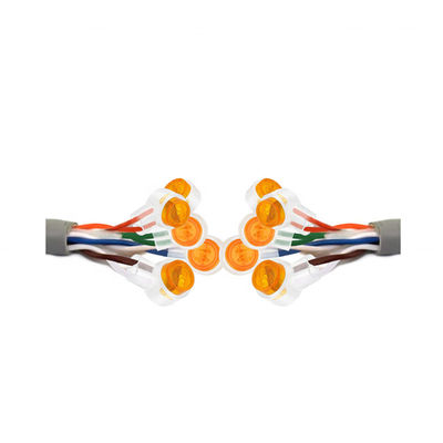Bottone arancio impermeabile del connettore della giuntura di estremità del cavo di telefono K2 chiaro