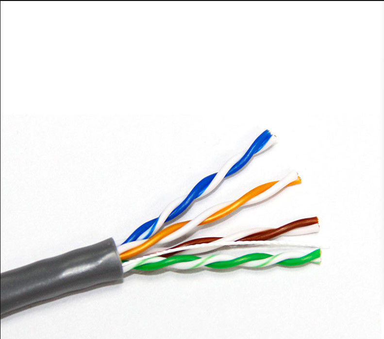 24AWG 4 paia del PE di PVC del CU CCA Cat5e LAN Cable For Computer del rivestimento