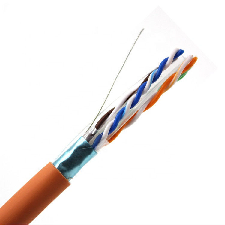 1000ft 2 paia 4 paia di Al Tape Cat 6 LAN Cable, rame schermato del CCA del CU del cavo di Ethernet del gatto 6