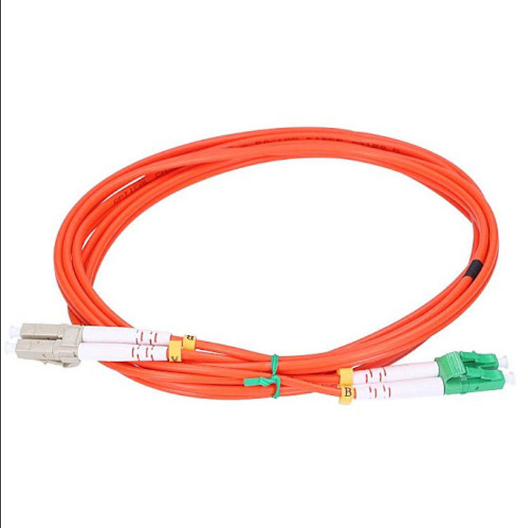 Cavo di toppa a fibra ottica corazzato arancio di OM3 OM5, cavo di toppa dello Sc UPC