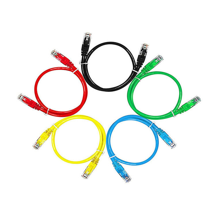 PVC nudo LSZH 3M 5M 10m Network Patch Cord del rame 26AWG