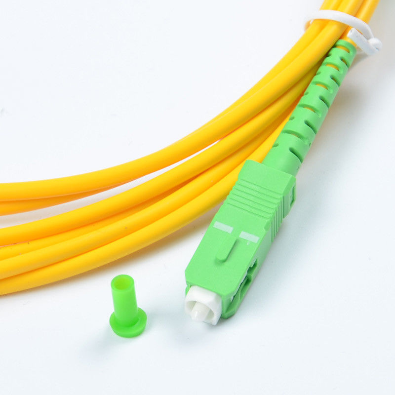 Sc/APC cavo di toppa a fibra ottica monomodale a simplex LSZH APC/dello Sc 3m