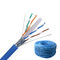 4P twisted pair dell'interno 0.57mm Cat6 LAN Cable, cavo blu Cat6