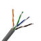 HDPE Cat5e LAN Cable, ftp del PVC di twisted pair 4P di UTP del cavo di 24AWG Cat5e