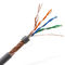 Ftp Cat5e LAN Cable, 4 paia del CCA STP del CU di ROSH 0.5mm del cavo di Cat5e