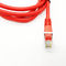Rete Ethernet rossa Lan Cable del ftp Cat6e di UTP 0.5m 1m 2m